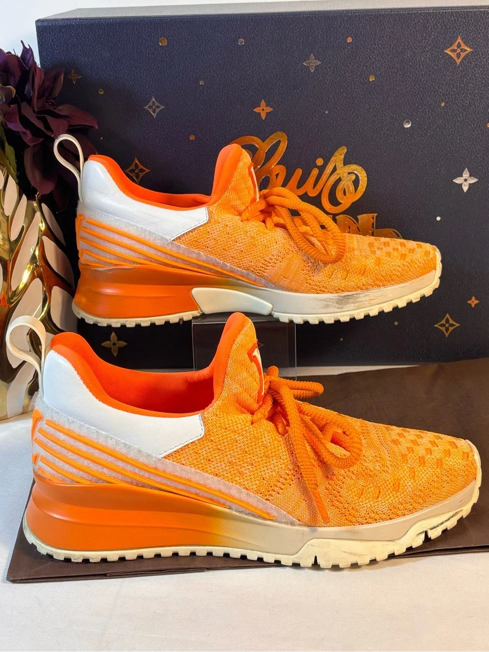 Louis Vuitton VNR Orange Sneakers